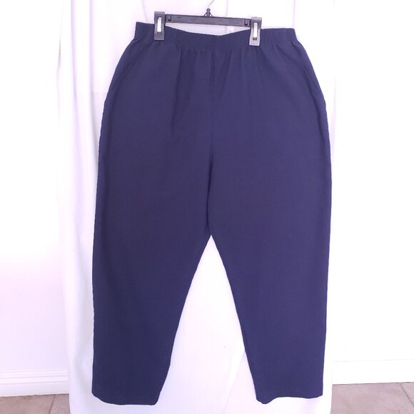 Briggs Woman Navy Blue Formal Pants Size 18 - Picture 1 of 15